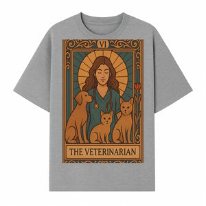 Veterinarian Art Print | Inspirational Animal Care Illustration | Pet Lover Wall Art | Veterinary Nurse Decor | Dog Cat Artwork - T-shirt 1758347435431.jpg