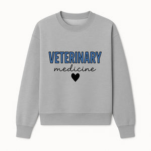Veterinary Medicine Heart Graphic T-Shirt | Pet Lover Gift | Animal Care Tee for Veterinarians & Animal Enthusiasts - Sweatshirt 1758347435457.jpg