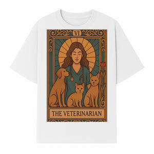 Veterinarian Art Print | Inspirational Animal Care Illustration | Pet Lover Wall Art | Veterinary Nurse Decor | Dog Cat Artwork - T-shirt 1758347435567.jpg