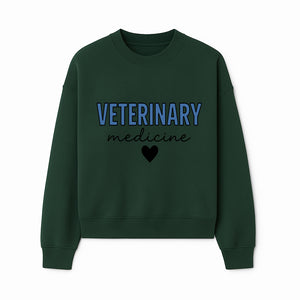 Veterinary Medicine Heart Graphic T-Shirt | Pet Lover Gift | Animal Care Tee for Veterinarians & Animal Enthusiasts - Sweatshirt 1758347435872.jpg
