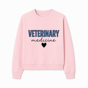 Veterinary Medicine Heart Graphic T-Shirt | Pet Lover Gift | Animal Care Tee for Veterinarians & Animal Enthusiasts - Sweatshirt 1758347436252.jpg
