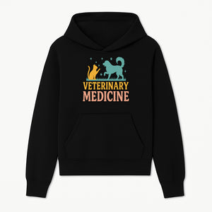 Veterinary Medicine Decor | Dog and Cat Design | Animal Healthcare Wall Art | Pet Lover Gift | Veterinary Clinic Sign - Hoodie 1758347436329.jpg