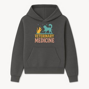 Veterinary Medicine Decor | Dog and Cat Design | Animal Healthcare Wall Art | Pet Lover Gift | Veterinary Clinic Sign - Hoodie 1758347436469.jpg