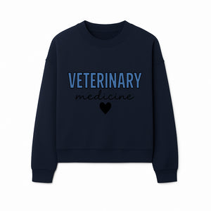 Veterinary Medicine Heart Graphic T-Shirt | Pet Lover Gift | Animal Care Tee for Veterinarians & Animal Enthusiasts - Sweatshirt 1758347436511.jpg