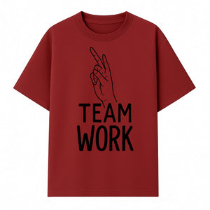 Teamwork Hand Gesture Wall Art | Motivational Decor for Offices & Workspaces | Inspirational Quote Print - T-shirt 1758347436541.jpg