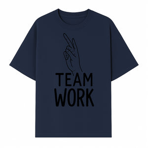 Teamwork Hand Gesture Wall Art | Motivational Decor for Offices & Workspaces | Inspirational Quote Print - T-shirt 1758347436687.jpg