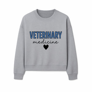Veterinary Medicine Heart Graphic T-Shirt | Pet Lover Gift | Animal Care Tee for Veterinarians & Animal Enthusiasts - Sweatshirt 1758347436755.jpg