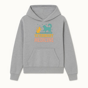 Veterinary Medicine Decor | Dog and Cat Design | Animal Healthcare Wall Art | Pet Lover Gift | Veterinary Clinic Sign - Hoodie 1758347436757.jpg