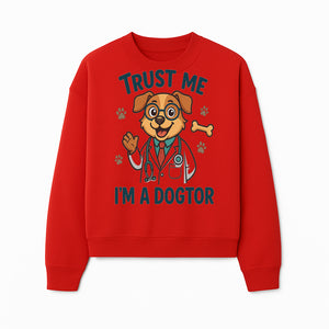 Trust Me, I'm a Dogtor - Cute Dog Doctor Design for Pet Lovers, Veterinarian Gifts, Funny Animal Apparel and Accessories - Sweatshirt 1758347436849.jpg