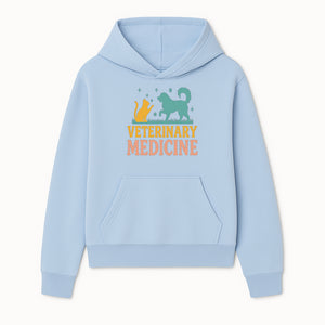 Veterinary Medicine Decor | Dog and Cat Design | Animal Healthcare Wall Art | Pet Lover Gift | Veterinary Clinic Sign - Hoodie 1758347436902.jpg