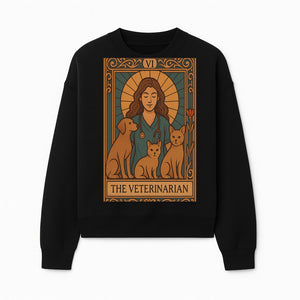 Veterinarian Art Print | Inspirational Animal Care Illustration | Pet Lover Wall Art | Veterinary Nurse Decor | Dog Cat Artwork - Sweatshirt 1758347437085.jpg