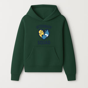 Veterinary Squad Heart Graphic T-Shirt, Pet Lovers Apparel, Dog and Cat Design, Animal Care Team, Cute Veterinary Gift - Hoodie 1758347437095.jpg
