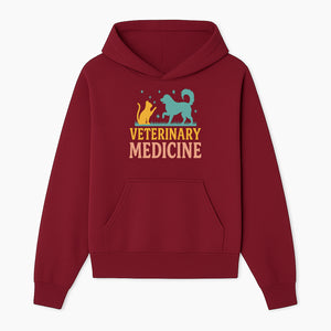 Veterinary Medicine Decor | Dog and Cat Design | Animal Healthcare Wall Art | Pet Lover Gift | Veterinary Clinic Sign - Hoodie 1758347437188.jpg