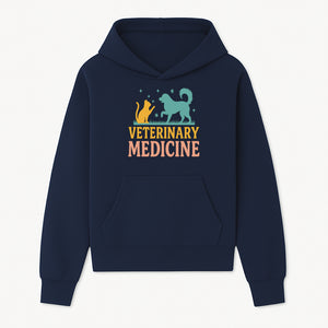 Veterinary Medicine Decor | Dog and Cat Design | Animal Healthcare Wall Art | Pet Lover Gift | Veterinary Clinic Sign - Hoodie 1758347437288.jpg