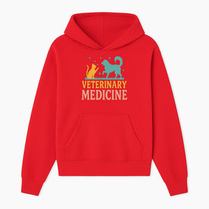 Veterinary Medicine Decor | Dog and Cat Design | Animal Healthcare Wall Art | Pet Lover Gift | Veterinary Clinic Sign - Hoodie 1758347437425.jpg