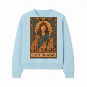 Veterinarian Art Print | Inspirational Animal Care Illustration | Pet Lover Wall Art | Veterinary Nurse Decor | Dog Cat Artwork - Sweatshirt 1758347437635.jpg