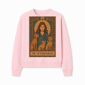 Veterinarian Art Print | Inspirational Animal Care Illustration | Pet Lover Wall Art | Veterinary Nurse Decor | Dog Cat Artwork - Sweatshirt 1758347437769.jpg