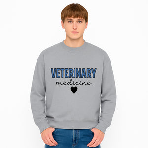 Veterinary Medicine Heart Graphic T-Shirt | Pet Lover Gift | Animal Care Tee for Veterinarians & Animal Enthusiasts - Sweatshirt 1758347438043.jpg