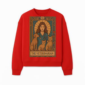 Veterinarian Art Print | Inspirational Animal Care Illustration | Pet Lover Wall Art | Veterinary Nurse Decor | Dog Cat Artwork - Sweatshirt 1758347438200.jpg
