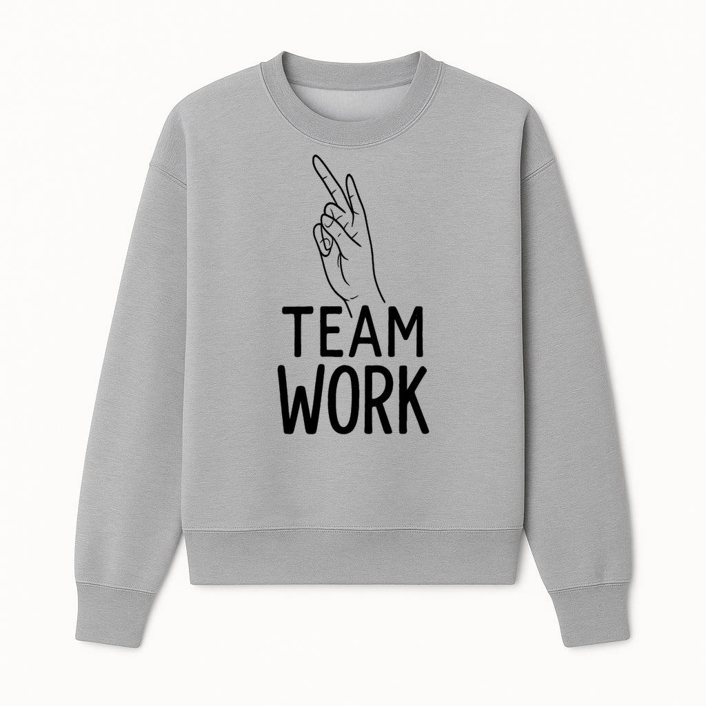 Teamwork Hand Gesture Wall Art | Motivational Decor for Offices & Workspaces | Inspirational Quote Print - Sweatshirt 1758347438465.jpg