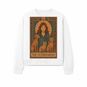 Veterinarian Art Print | Inspirational Animal Care Illustration | Pet Lover Wall Art | Veterinary Nurse Decor | Dog Cat Artwork - Sweatshirt 1758347438498.jpg