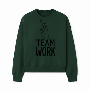 Teamwork Hand Gesture Wall Art | Motivational Decor for Offices & Workspaces | Inspirational Quote Print - Sweatshirt 1758347438879.jpg