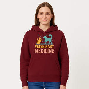 Veterinary Medicine Decor | Dog and Cat Design | Animal Healthcare Wall Art | Pet Lover Gift | Veterinary Clinic Sign - Hoodie 1758347438975.jpg