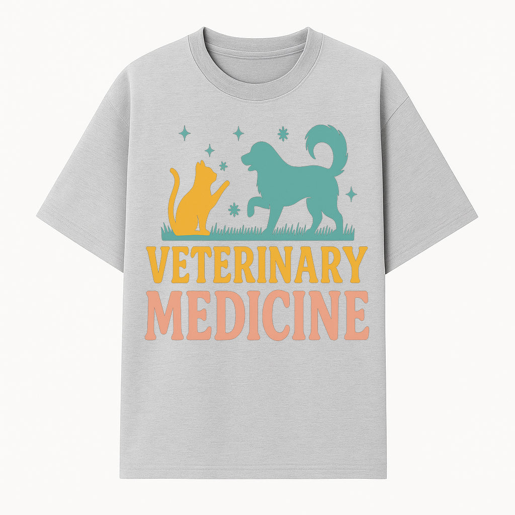 Veterinary Medicine Decor | Dog and Cat Design | Animal Healthcare Wall Art | Pet Lover Gift | Veterinary Clinic Sign - T-shirt 1758347439087.jpg