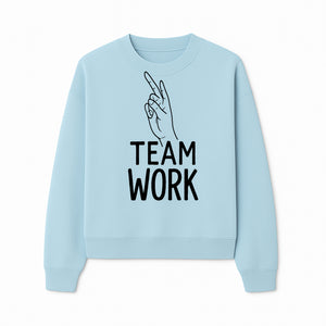 Teamwork Hand Gesture Wall Art | Motivational Decor for Offices & Workspaces | Inspirational Quote Print - Sweatshirt 1758347439148.jpg