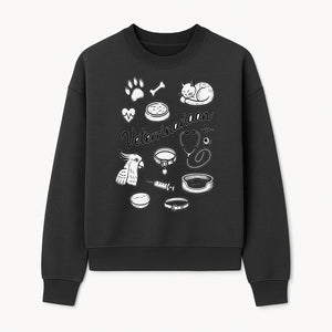 Veterinarian-Themed Wall Art with Pets, Medical Tools, and Paw Print Illustrations for Animal Lovers and Vet Offices - Sweatshirt 1758347439149.jpg