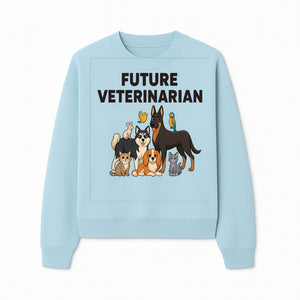 Future Veterinarian Cartoon Design with Cute Pets Dog, Cat, Bird, and More Ideal for Kids and Animal Lovers' Apparel - Sweatshirt 1758347439186.jpg