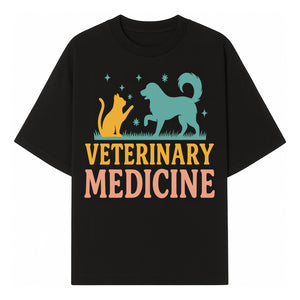 Veterinary Medicine Decor | Dog and Cat Design | Animal Healthcare Wall Art | Pet Lover Gift | Veterinary Clinic Sign - T-shirt 1758347439231.jpg
