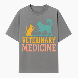 Veterinary Medicine Decor | Dog and Cat Design | Animal Healthcare Wall Art | Pet Lover Gift | Veterinary Clinic Sign - T-shirt 1758347439659.jpg