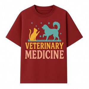 Veterinary Medicine Decor | Dog and Cat Design | Animal Healthcare Wall Art | Pet Lover Gift | Veterinary Clinic Sign - T-shirt 1758347440139.jpg