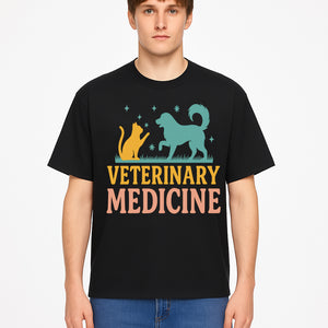 Veterinary Medicine Decor | Dog and Cat Design | Animal Healthcare Wall Art | Pet Lover Gift | Veterinary Clinic Sign - T-shirt 1758347441808.jpg
