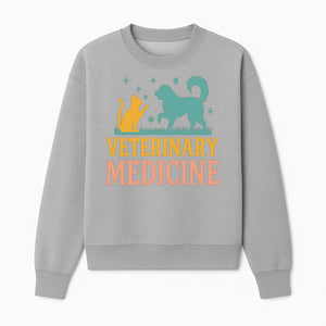 Veterinary Medicine Decor | Dog and Cat Design | Animal Healthcare Wall Art | Pet Lover Gift | Veterinary Clinic Sign - Sweatshirt 1758347442093.jpg
