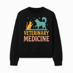 Veterinary Medicine Decor | Dog and Cat Design | Animal Healthcare Wall Art | Pet Lover Gift | Veterinary Clinic Sign - Sweatshirt 1758347442228.jpg