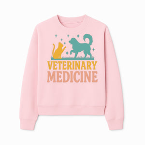 Veterinary Medicine Decor | Dog and Cat Design | Animal Healthcare Wall Art | Pet Lover Gift | Veterinary Clinic Sign - Sweatshirt 1758347442936.jpg