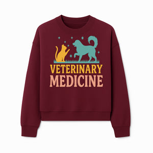 Veterinary Medicine Decor | Dog and Cat Design | Animal Healthcare Wall Art | Pet Lover Gift | Veterinary Clinic Sign - Sweatshirt 1758347443077.jpg