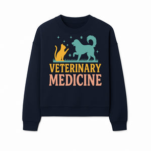 Veterinary Medicine Decor | Dog and Cat Design | Animal Healthcare Wall Art | Pet Lover Gift | Veterinary Clinic Sign - Sweatshirt 1758347443201.jpg