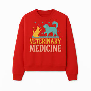 Veterinary Medicine Decor | Dog and Cat Design | Animal Healthcare Wall Art | Pet Lover Gift | Veterinary Clinic Sign - Sweatshirt 1758347443326.jpg