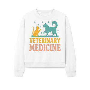 Veterinary Medicine Decor | Dog and Cat Design | Animal Healthcare Wall Art | Pet Lover Gift | Veterinary Clinic Sign - Sweatshirt 1758347443601.jpg