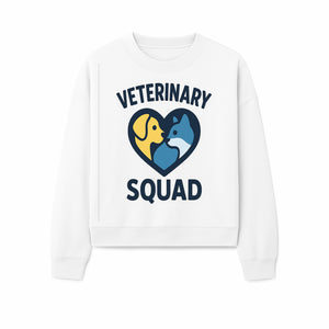Veterinary Squad Heart Graphic T-Shirt, Pet Lovers Apparel, Dog and Cat Design, Animal Care Team, Cute Veterinary Gift - Sweatshirt 1758347443954.jpg