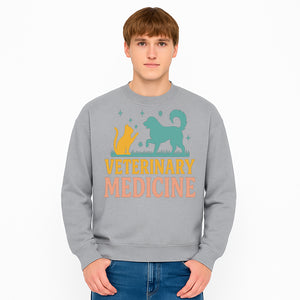Veterinary Medicine Decor | Dog and Cat Design | Animal Healthcare Wall Art | Pet Lover Gift | Veterinary Clinic Sign - Sweatshirt 1758347444728.jpg