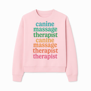 Canine Massage Therapist T-Shirt - Pet Wellness, Dog Massage, Animal Therapy Apparel, Gift for Dog Owners, Veterinarians - Sweatshirt 1758350840550.jpg