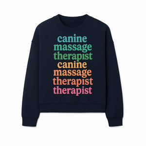 Canine Massage Therapist T-Shirt - Pet Wellness, Dog Massage, Animal Therapy Apparel, Gift for Dog Owners, Veterinarians - Sweatshirt 1758350840830.jpg