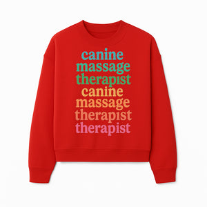 Canine Massage Therapist T-Shirt - Pet Wellness, Dog Massage, Animal Therapy Apparel, Gift for Dog Owners, Veterinarians - Sweatshirt 1758350840983.jpg