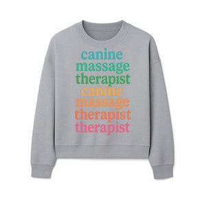Canine Massage Therapist T-Shirt - Pet Wellness, Dog Massage, Animal Therapy Apparel, Gift for Dog Owners, Veterinarians - Sweatshirt 1758350841101.jpg