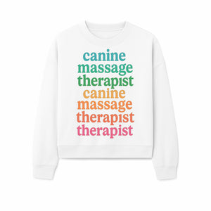 Canine Massage Therapist T-Shirt - Pet Wellness, Dog Massage, Animal Therapy Apparel, Gift for Dog Owners, Veterinarians - Sweatshirt 1758350841255.jpg