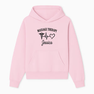Personalized Massage Therapy Sign with Caduceus and Heart Design for Jessica's Wellness Studio Decor - Hoodie 1758350843130.jpg
